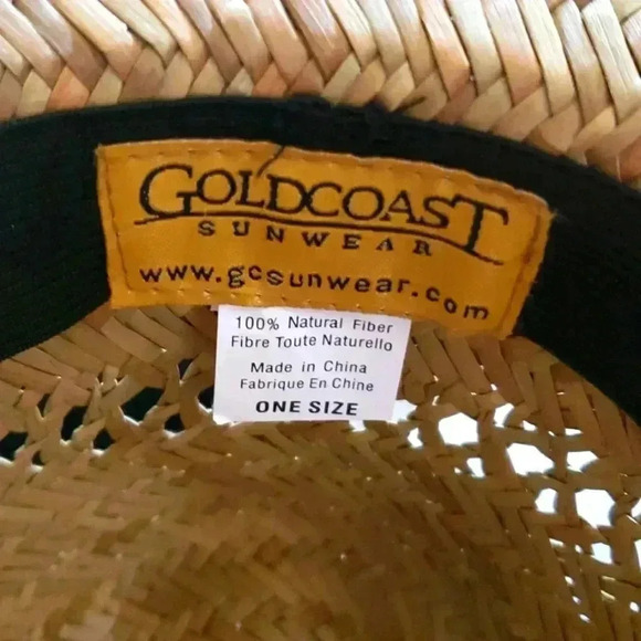 Goldcoast Sunwear straw hat New - Picture 6 of 6